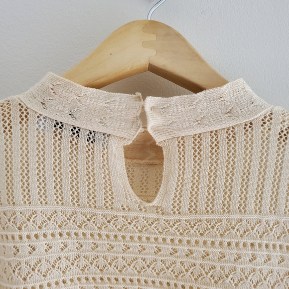 Embroidered lace sweater - Picture 3 of 5